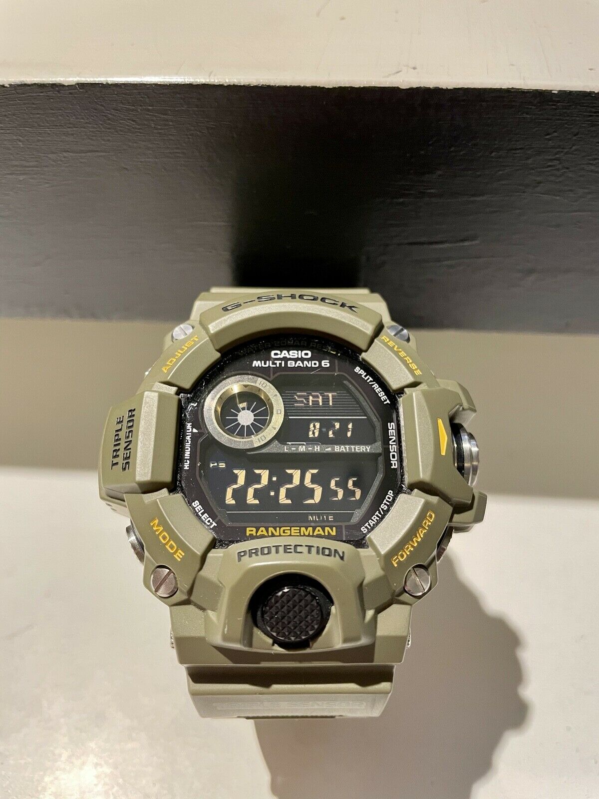 Casio G-Shock Rangeman GW-9400-3 Military Green Watch | WatchCharts UK