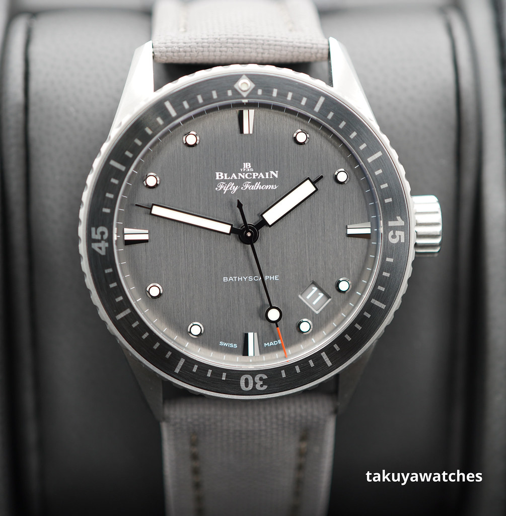 FSOT Blancpain FIFTY FATHOMS BATHYSCAPHE AUTOMATIC TITANIUM GREY