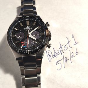時計 CASIO  EQW-M1100/5122 RARE CASIO Edifice EQW-M1100 (5122) Tough Solar Wave Ceptor 52mm