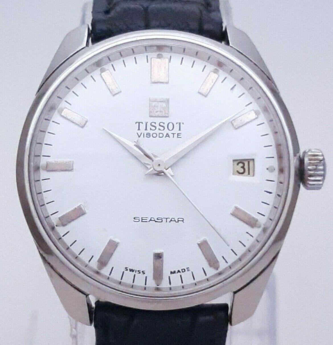 Vintage Tissot Seastar Grey Dial Manual good Wind Gents Watch, Swiss Made