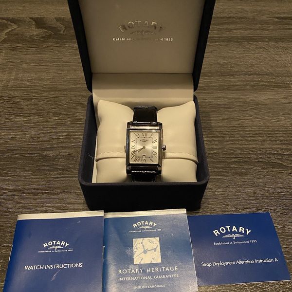 Rotary Reverso Rare Rotary Revelation Reverso Menâ s Watch W/ Brand new Battery's ...