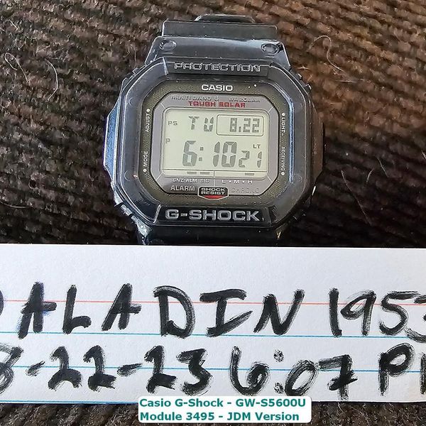 [WTS] Casio GShock GWS5600U Module 3495 JDM Version WatchCharts