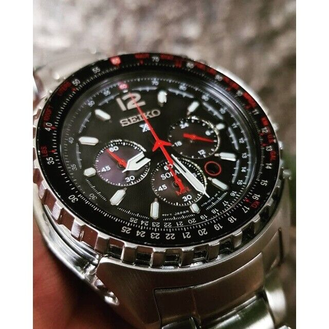 Seiko prospex store aviation solar chronograph