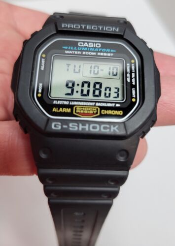 Casio G Shock Illuminator DW 5600e 3229 Mens Digital Watch Black