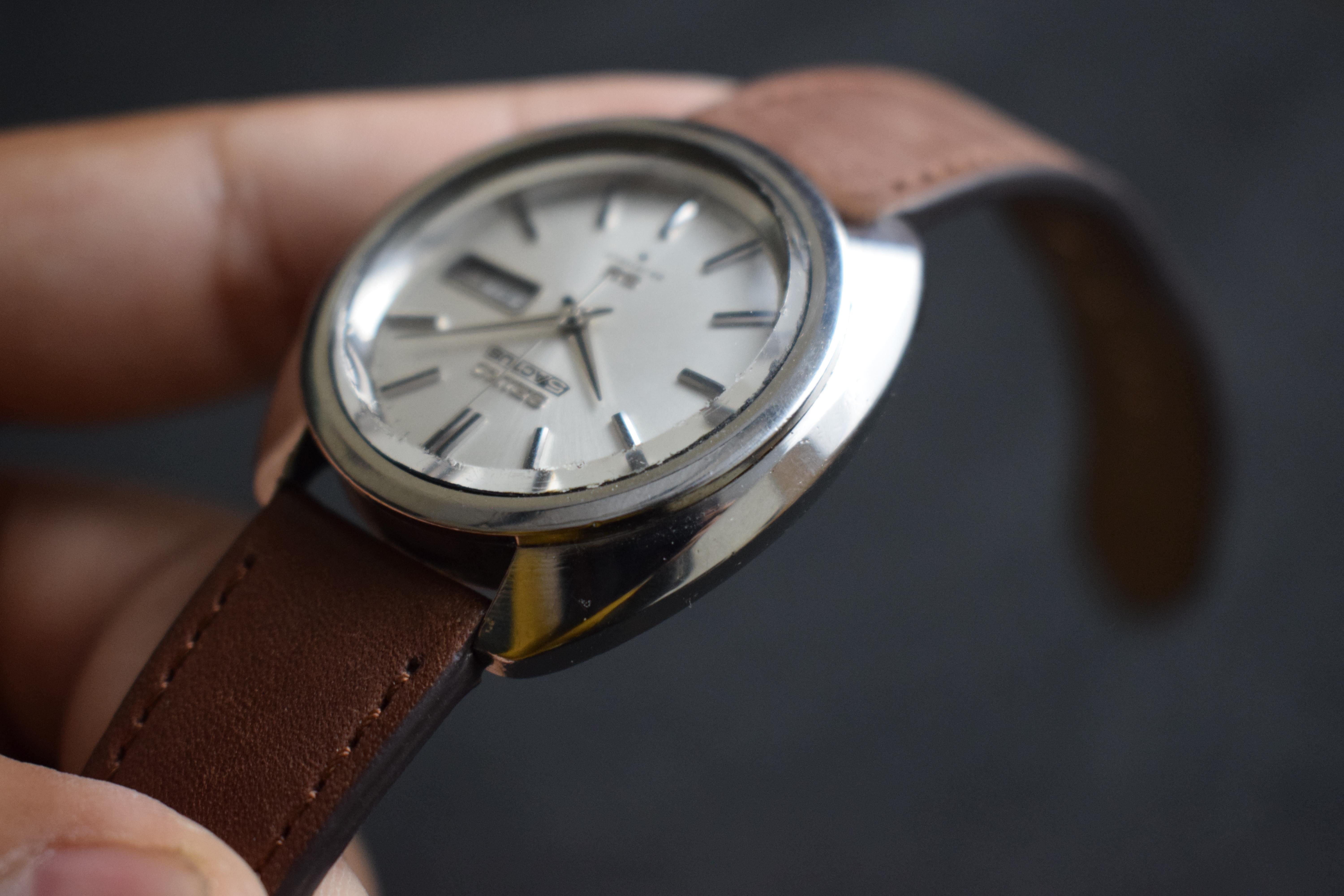 Seiko 12282630 ＃ SEIKO セイコー 6106-8440 5ACTUS SS 自動巻き 23石