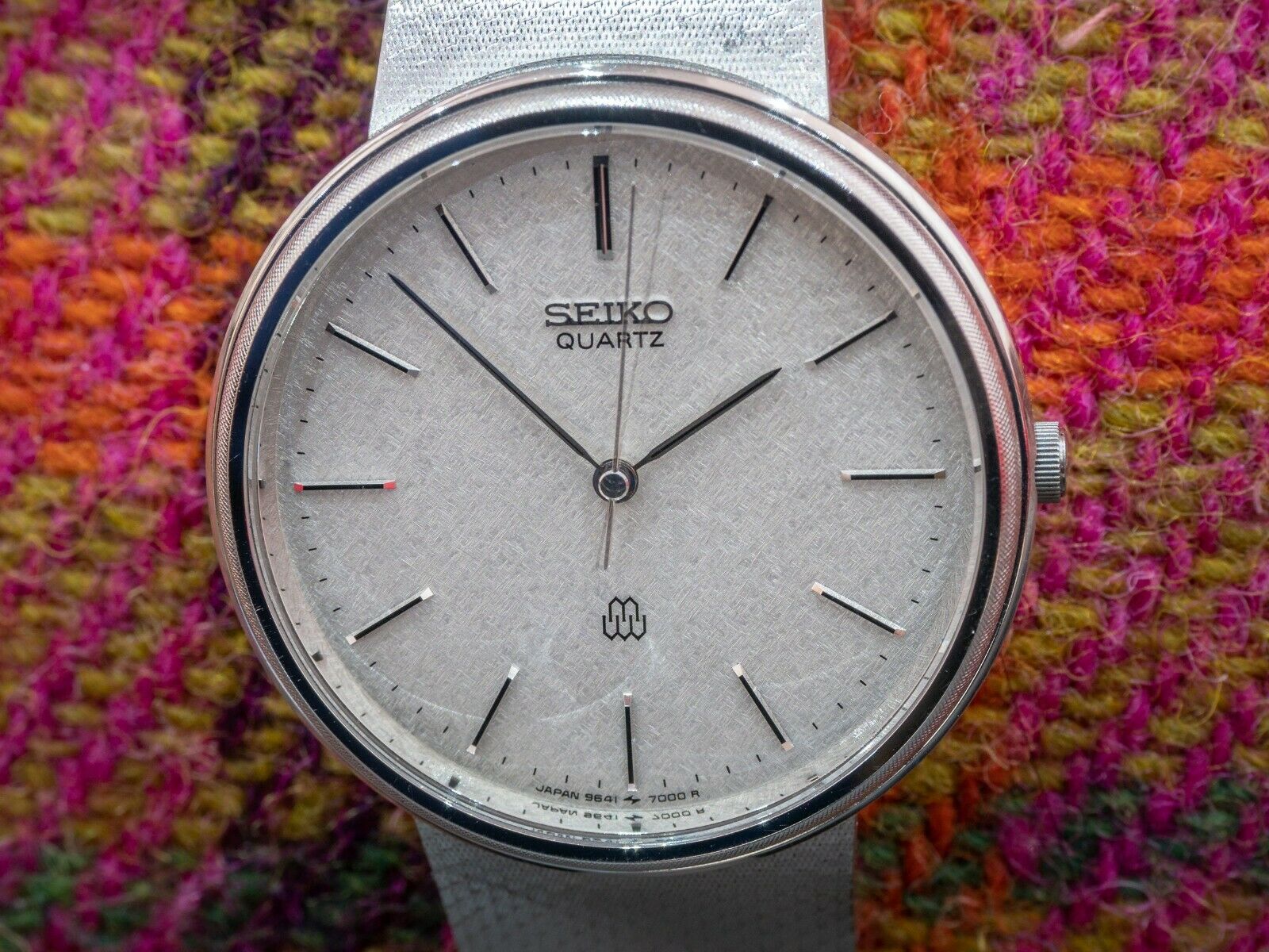 Vintage 1980 Seiko 9641 7000 Original Bracelet Twin Quartz Dolce