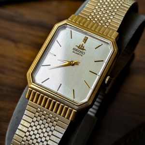 t.t.t. 　SEIKO セイコー　タンク　2620-0150R Vintage Seiko 2620-0150 R Men's Tank Gold Tone Quartz Watch Works