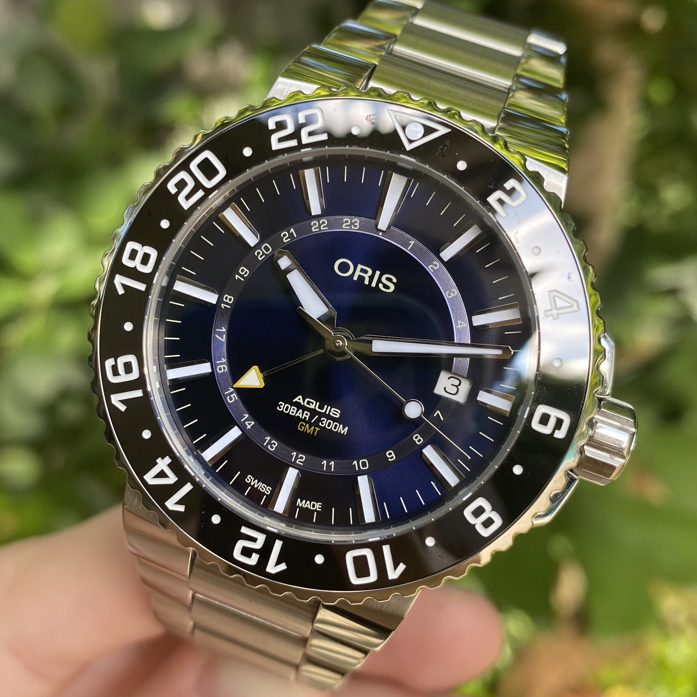 Oris Aquis GMT Date 79877544135