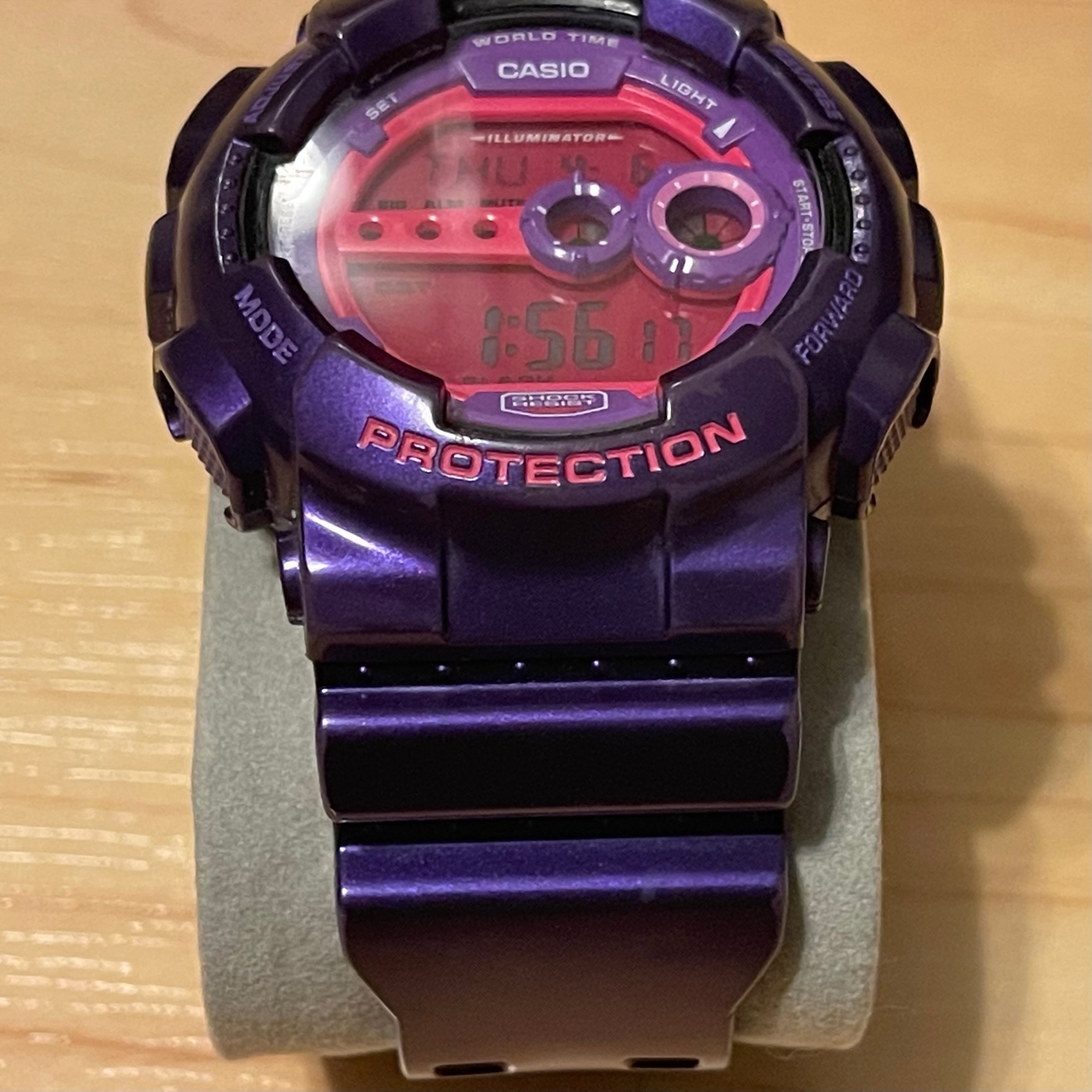 WTS] Casio G-Shock GD-100SC-6 Crazy Colors Purple Digital Watch