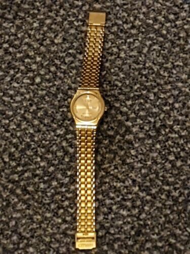 Citizen Ladies Quartz Watch Gold Colour Stainless 5500-R16489 RC