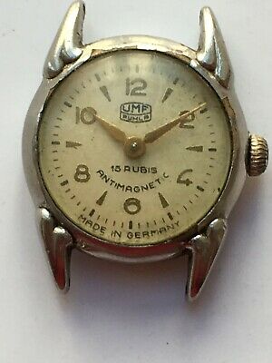 AUTHENTIC RUHLA MEN'S WINDING MADE IN GERMANY DATE BROWN DIAL MINT VINTAGE  WATCH | eBay