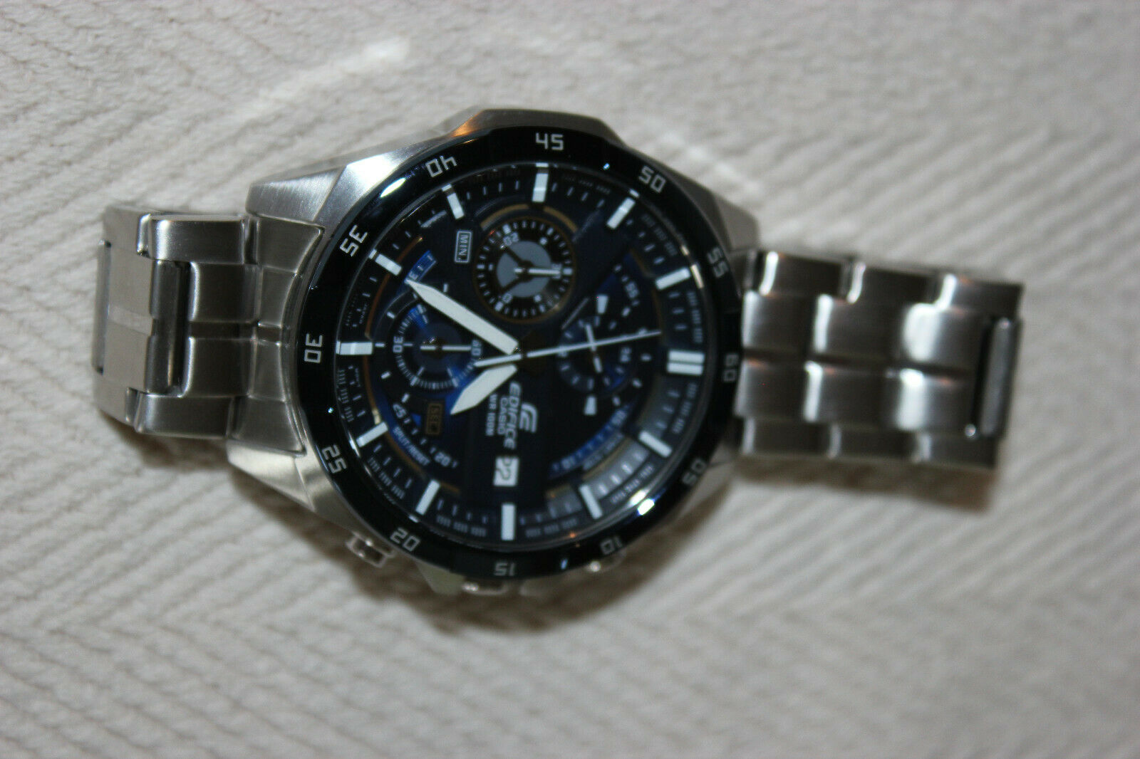 CASIO EDIFICE MANS WATCH MODULE NO.5434 5451 IN EXCELLENT 