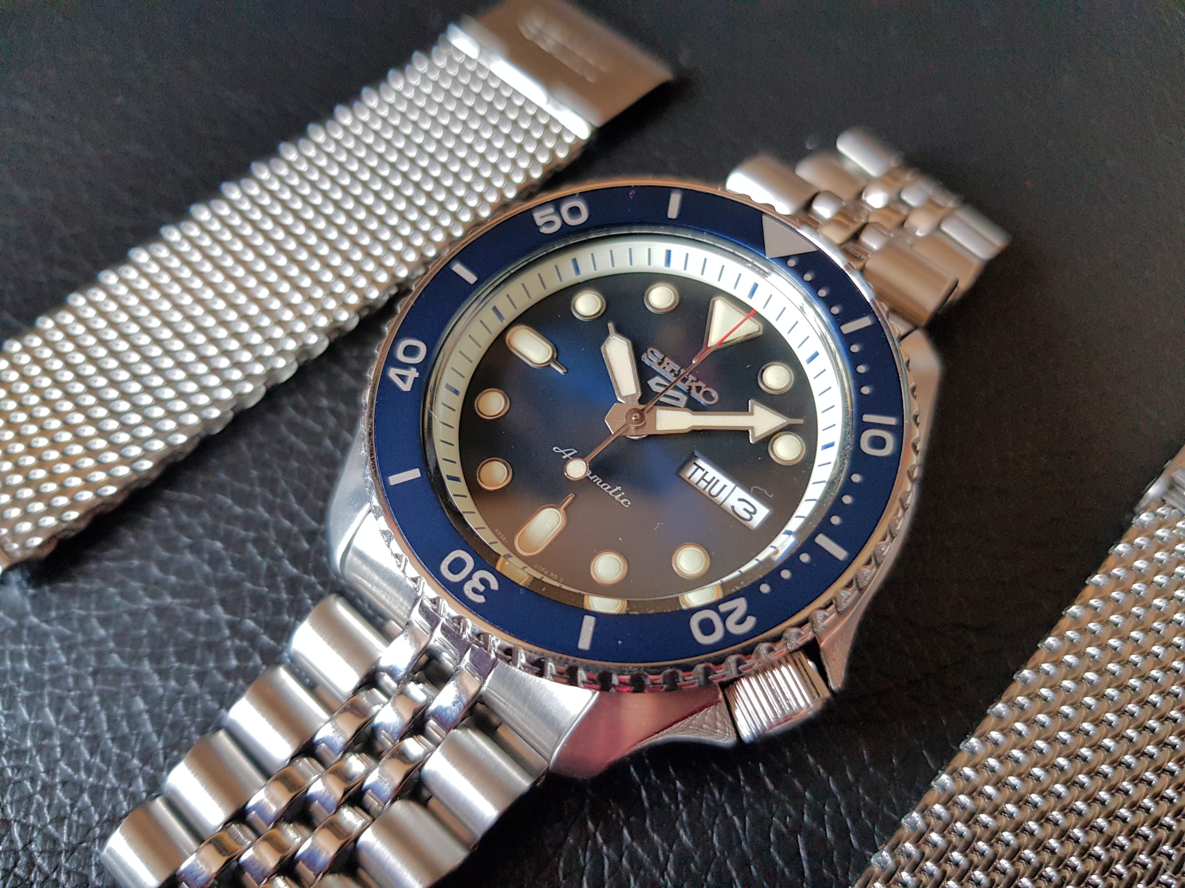 Seiko Skx007 Seiko Milanese Band Forstner Model J Steel Watch Band