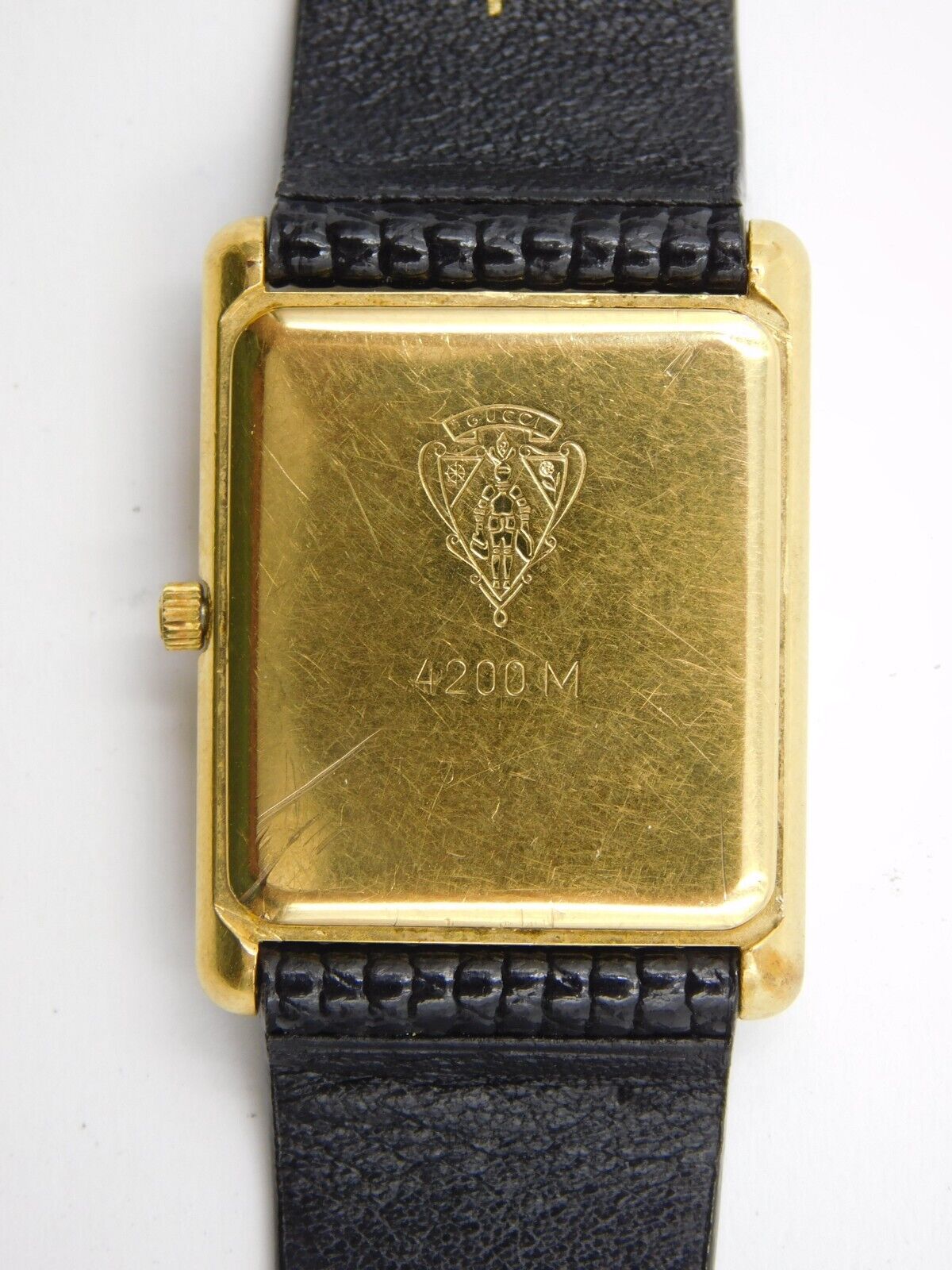 Vintage Gucci 4200M Gold Plated Quartz Wrist Watch | WatchCharts 