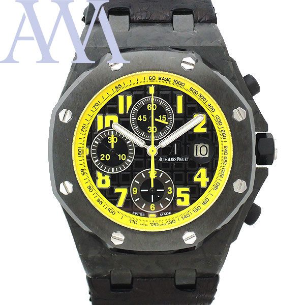 AUDEMARS PIGUET Royal Oak Offshore Chrono Bumblebee Black Dial Ceramic ...