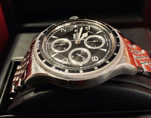 Oris big discount crown telemeter chronograph