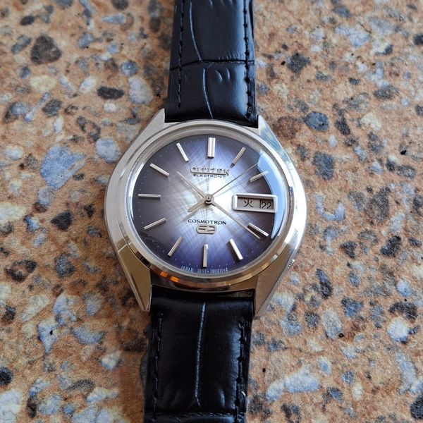 Montre Vintage CITIZEN COSMOTRON Électronique - Chrono Jour/Date Eau - Ref 7803 Homme Occasion