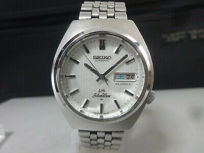 Vintage 1976 SEIKO Automatic watch [LM Silver Wave] 23J 5216-8040 28800bph  | WatchCharts Marketplace