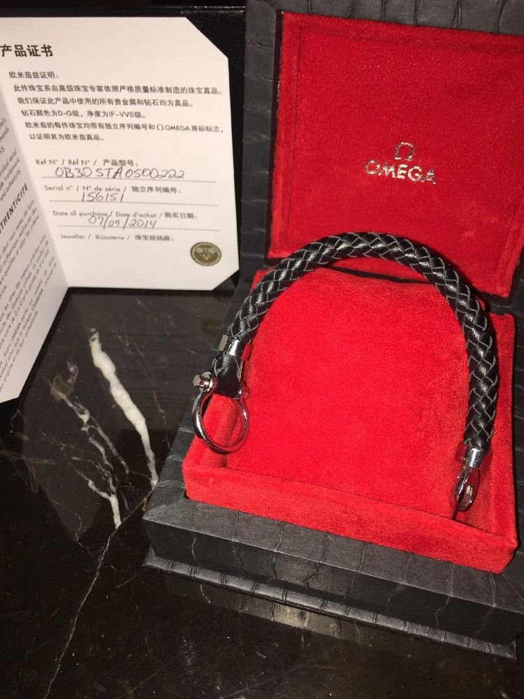 omega sailing bracelet size chart
