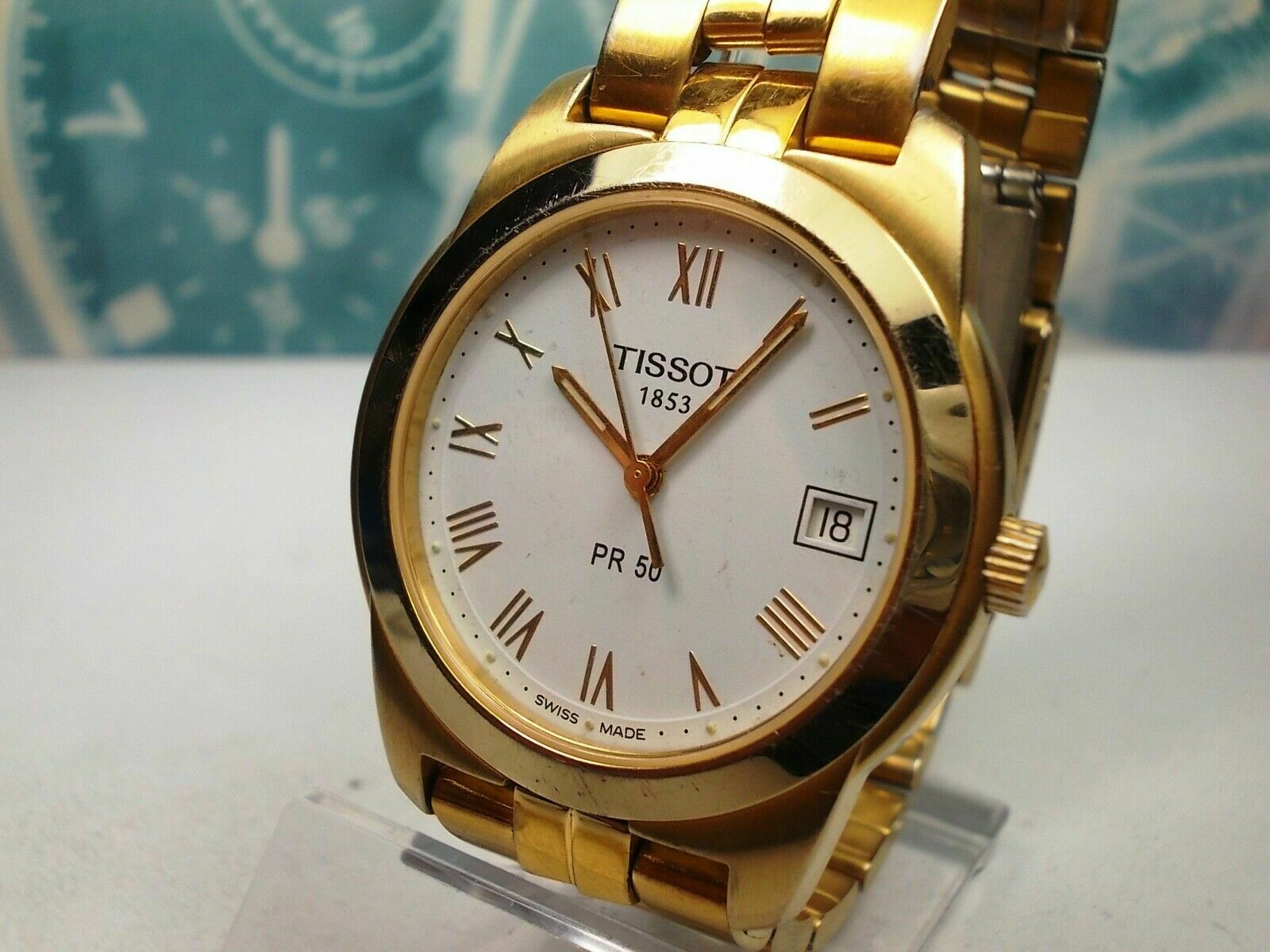 Tissot on sale pr50 gold