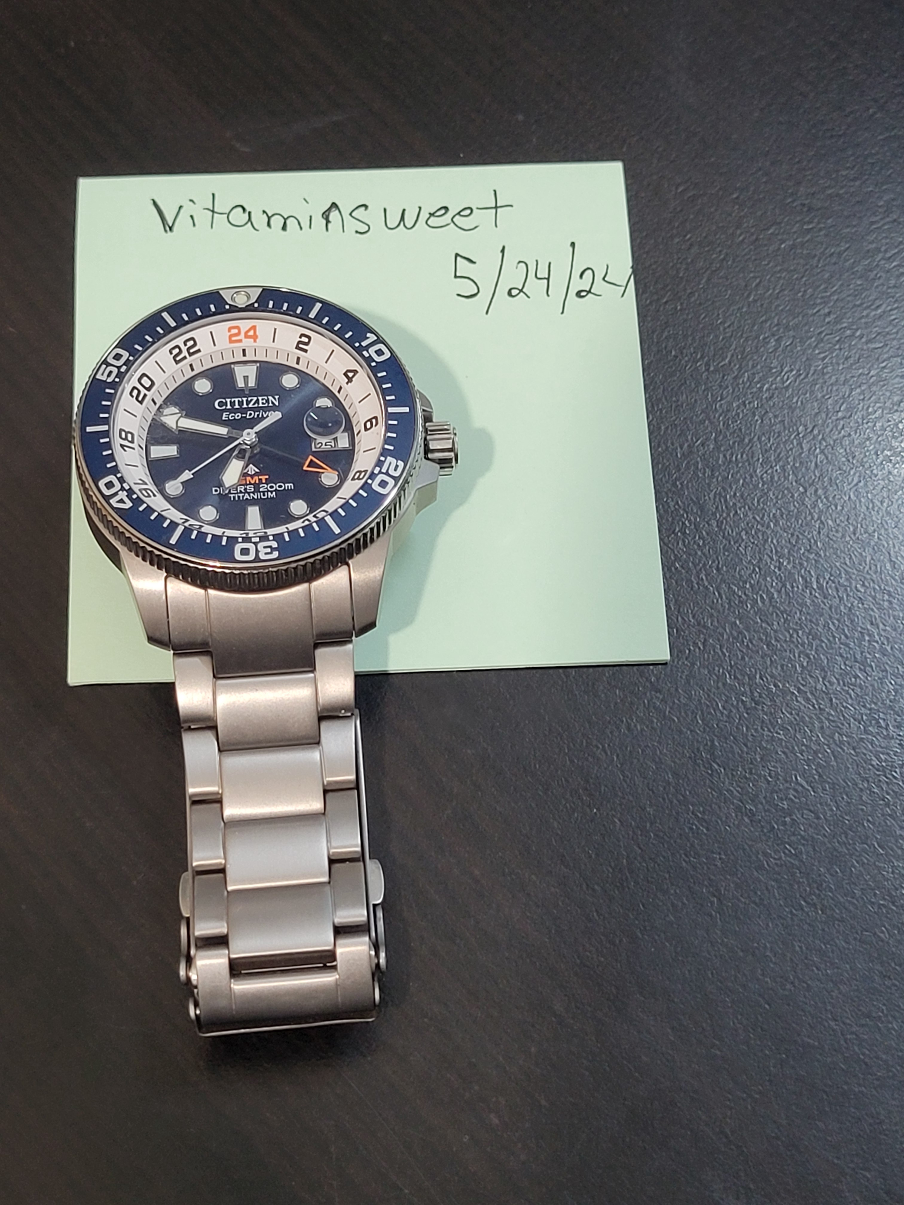 廃盤希少】CITIZEN プロマスター GMTダイバー BJ7111-86L