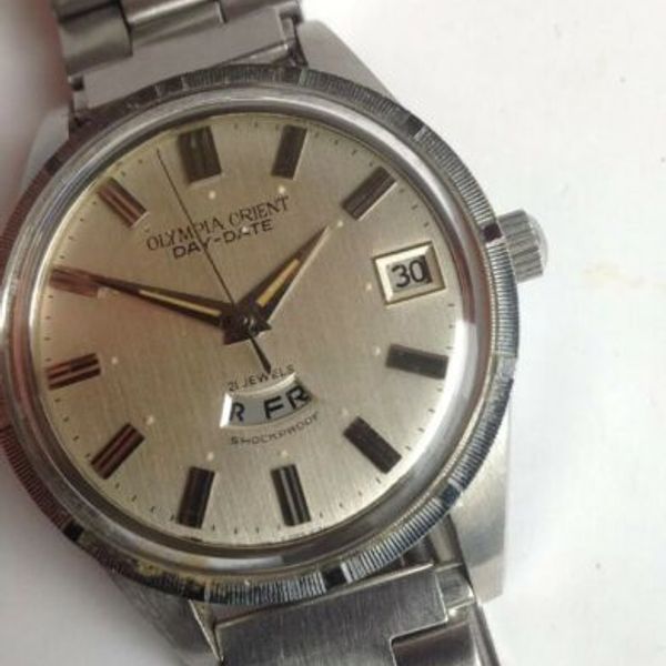 1960s Orient Olympia Day Date Weekly Swimmer I 19638 Men's
