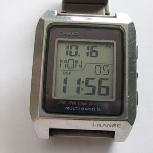 VINTAGE CASIO IRW-M200 WV-M401 i-RANGE TITANIUM MULTI BAND 5 SOLAR