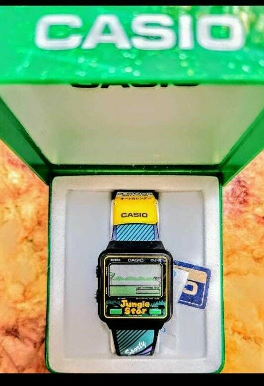 Casio vintage game watch Jungle star GJ-9 dead stock nos