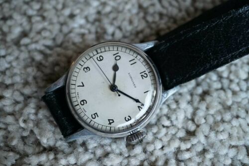 LONGINES 6B 159 RAF PILOTS WATCH NAVIGATION WWII SWEEP SECOND C