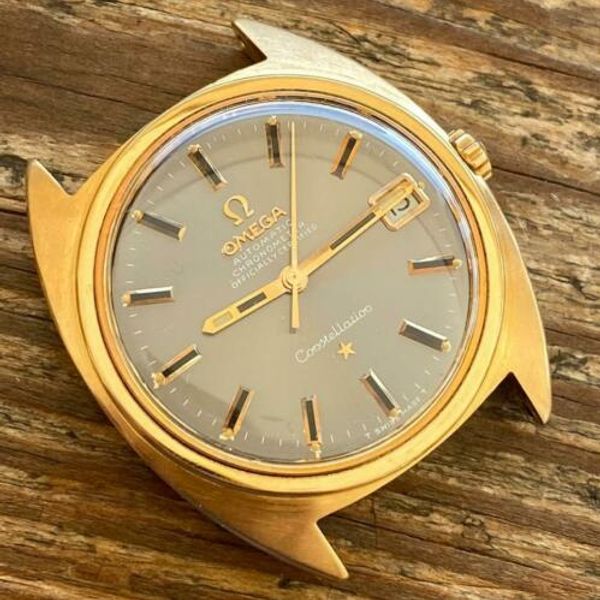 OMEGA CONSTELLATION 168.009 18KT ROSE GOLD VINTAGE WATCH 100 GENUINE
