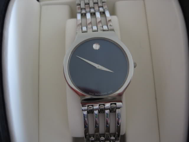 Movado esperanza blue face hot sale