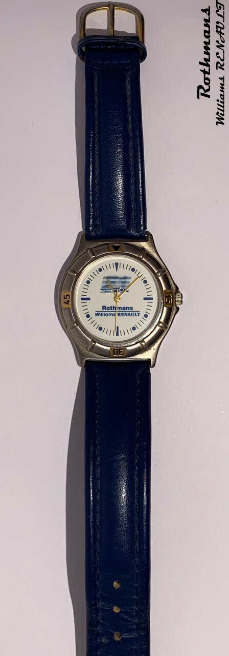 Vintage Rothmans Williams Renault F1 quartz watch