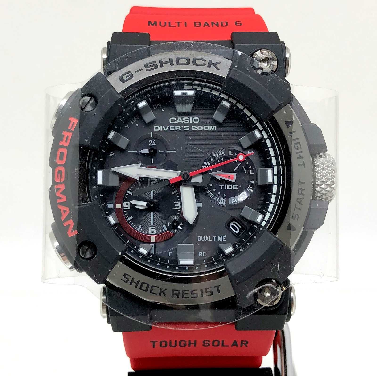 G-SHOCK  GWF-A1000-1A4JF レッド特徴ダイバーズウォッチ