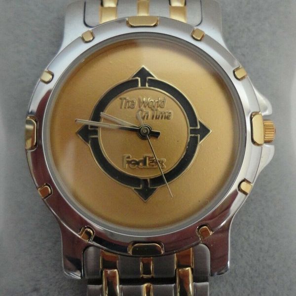 FedEx The World on Time Employee Retirement Gift Montreux Wrist Watch ...