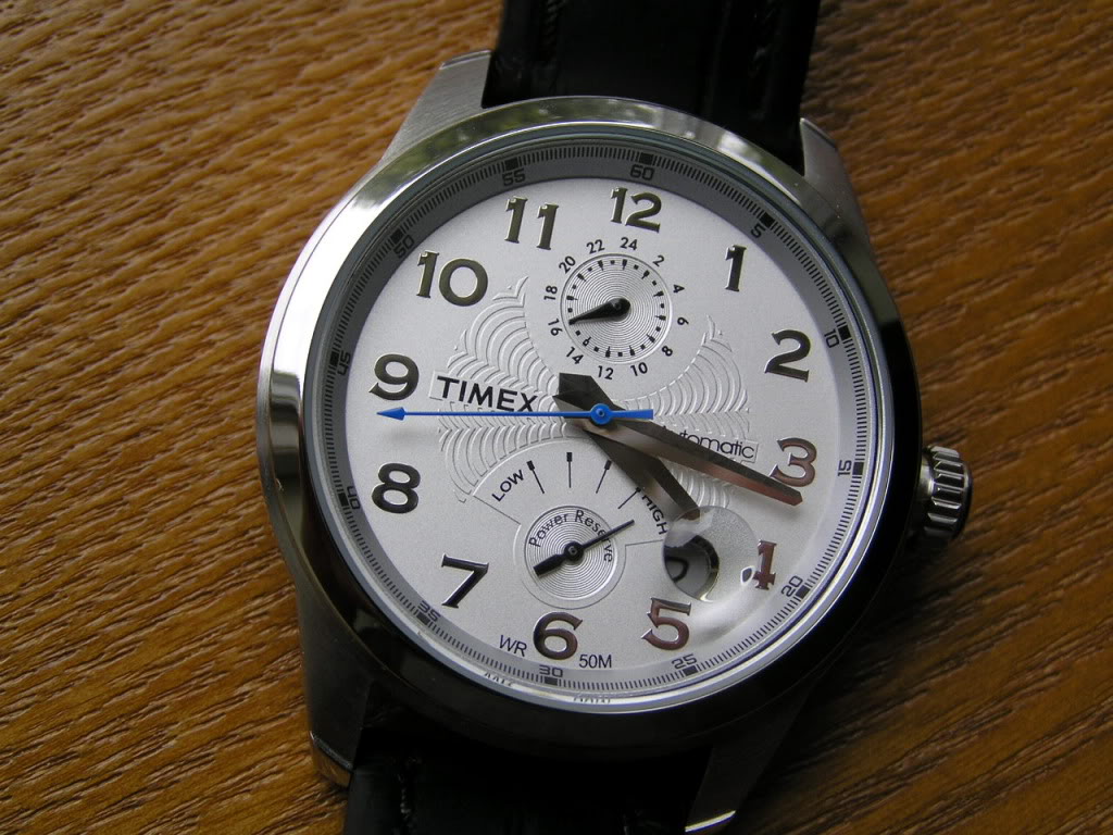 timex automatic power reserve