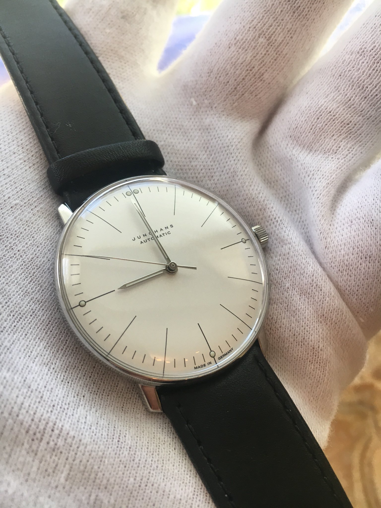 LNIB Authorized Dealer Junghans Max Bill 38mm Automatic 027/3501.00