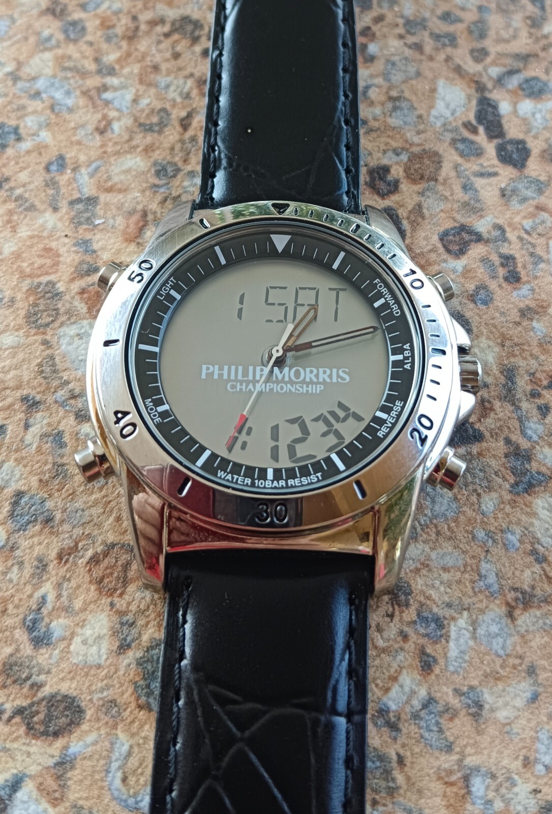 Seiko Alba World Time Analogue Digital Philip Morris NX04