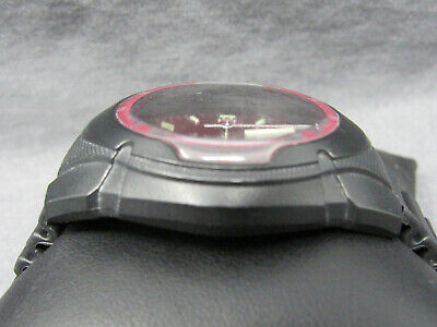 Vintage CASIO MW-600 Red Face Black Case NEW SPORT BAND & NEW