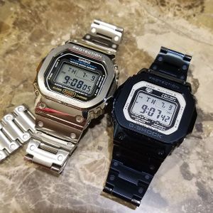 Casio G-Shock DW-5600E with MFG metal case / bracelet