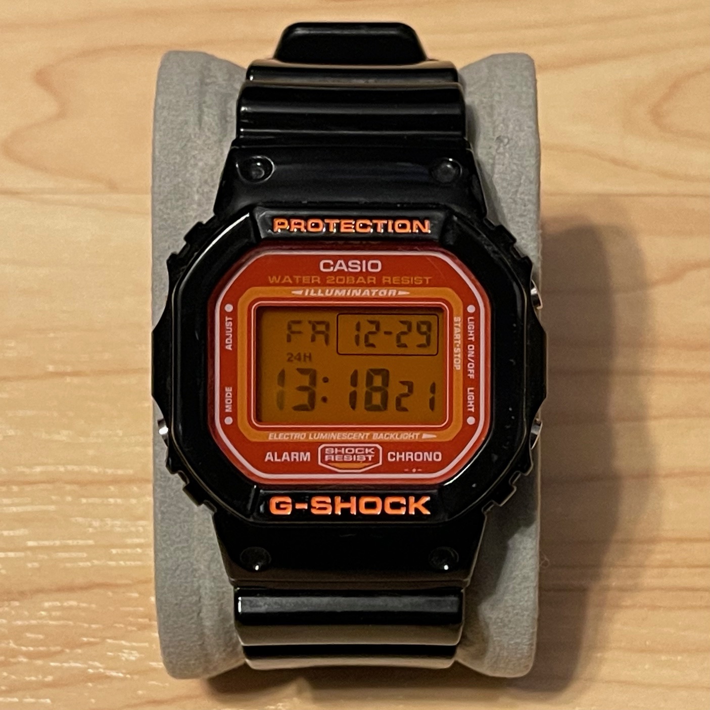 G-SHOCK DW-5600CS ブラック＆オレンジジーショック - 時計