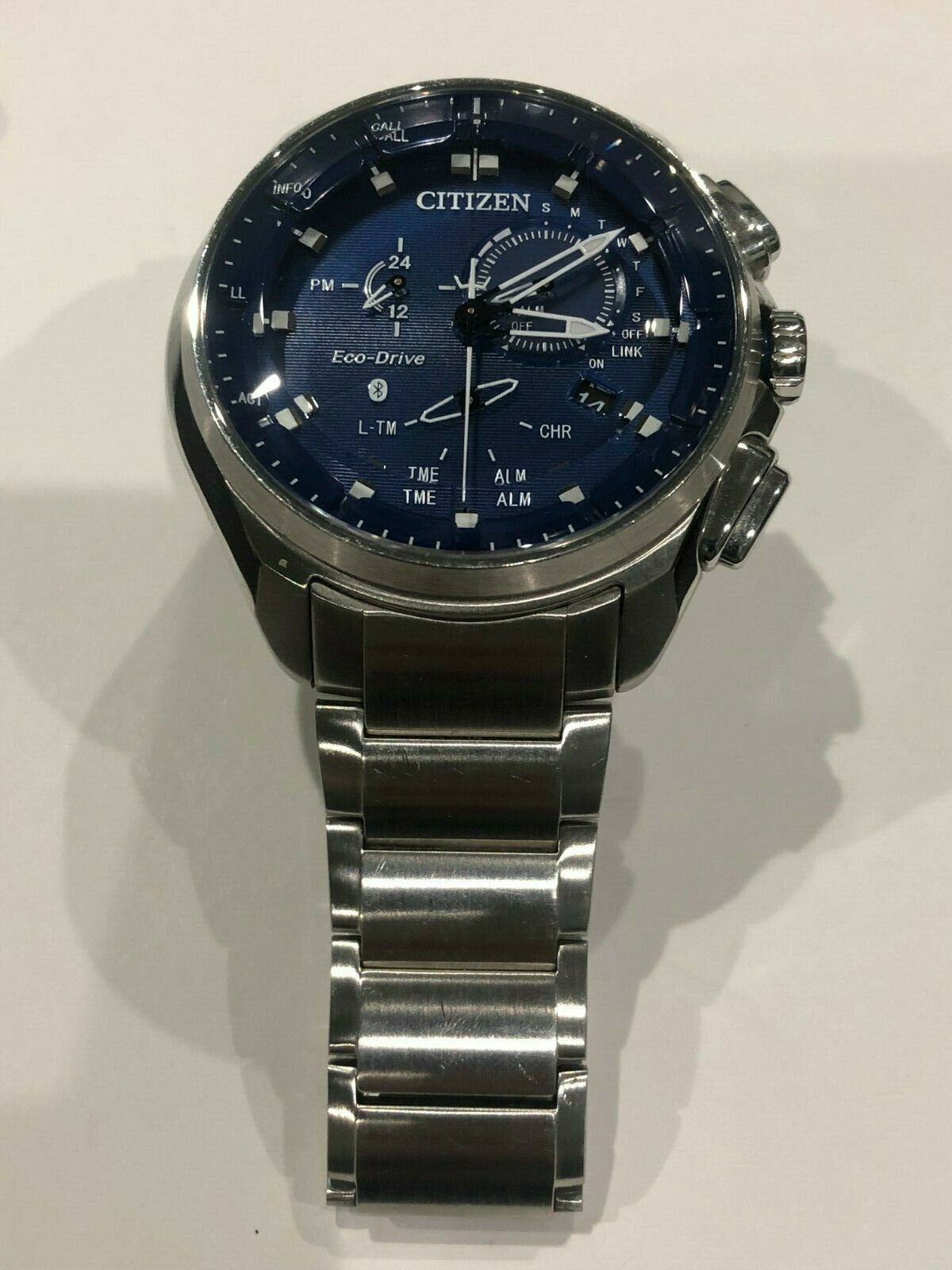 proximity pryzm bluetooth blue dial men's watch