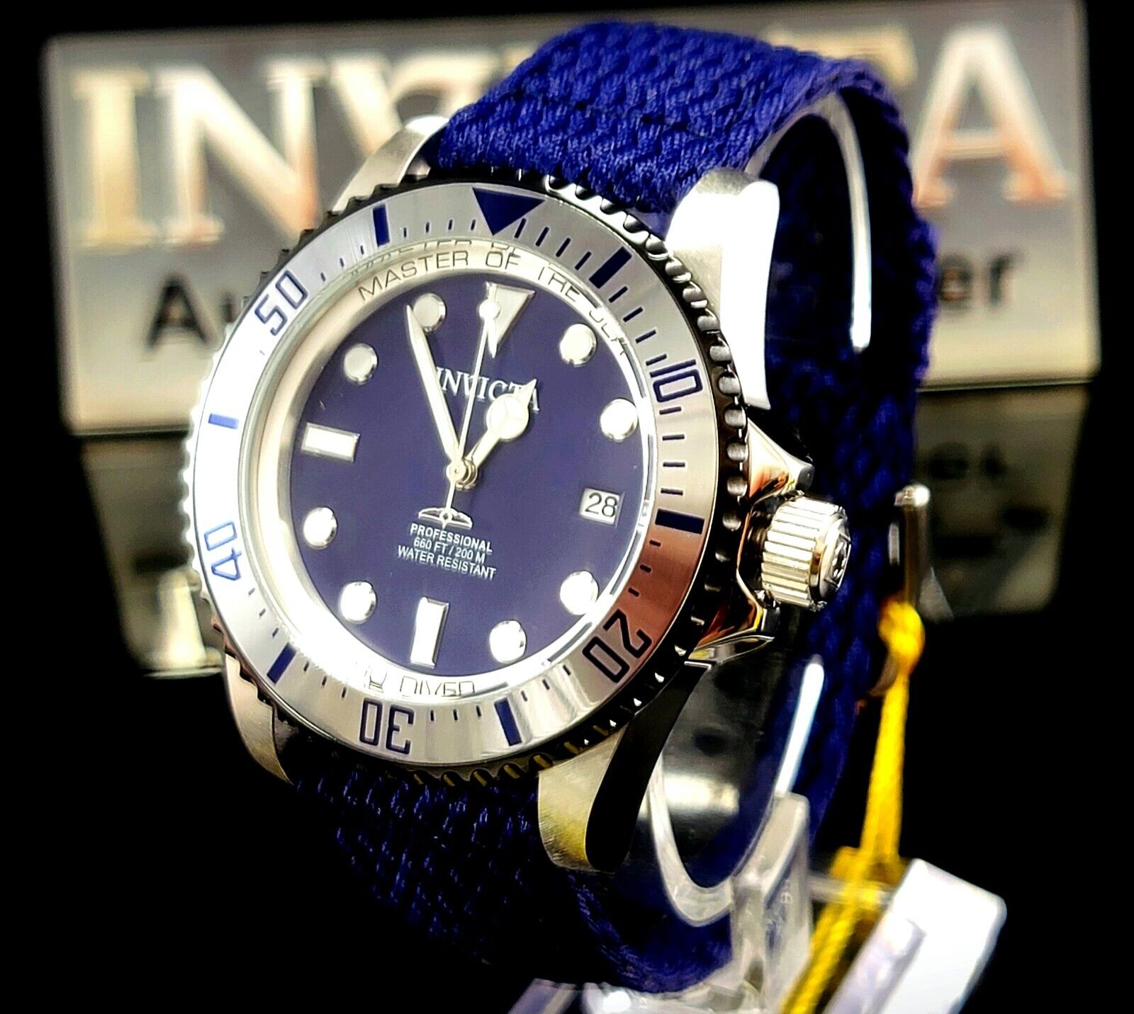 Invicta Pro Diver Automatic Men's 44mm Master of the Sea Dark Blue