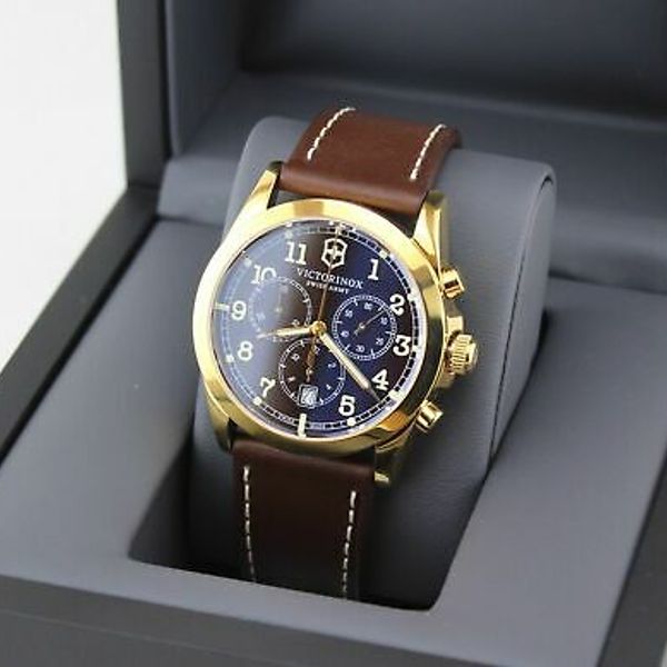 、 NEW AUTHENTIC VICTORINOX SWISS ARMY INFANTRY GOLD BROWN