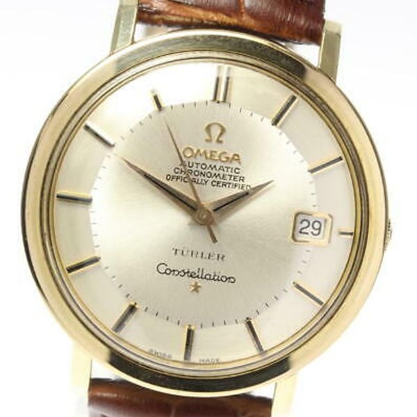 OMEGA Constellation TURLER Date Pie Pan Dial Automatic Men's Watch