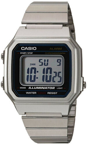 Casio Men's Digital Resin/Stainless Steel Watch B650WD-1A | WatchCharts