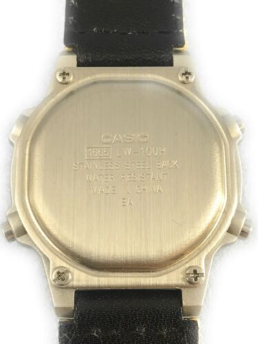 Vintage Casio LW-100H Module 1665 Illuminator 100m Water Resist