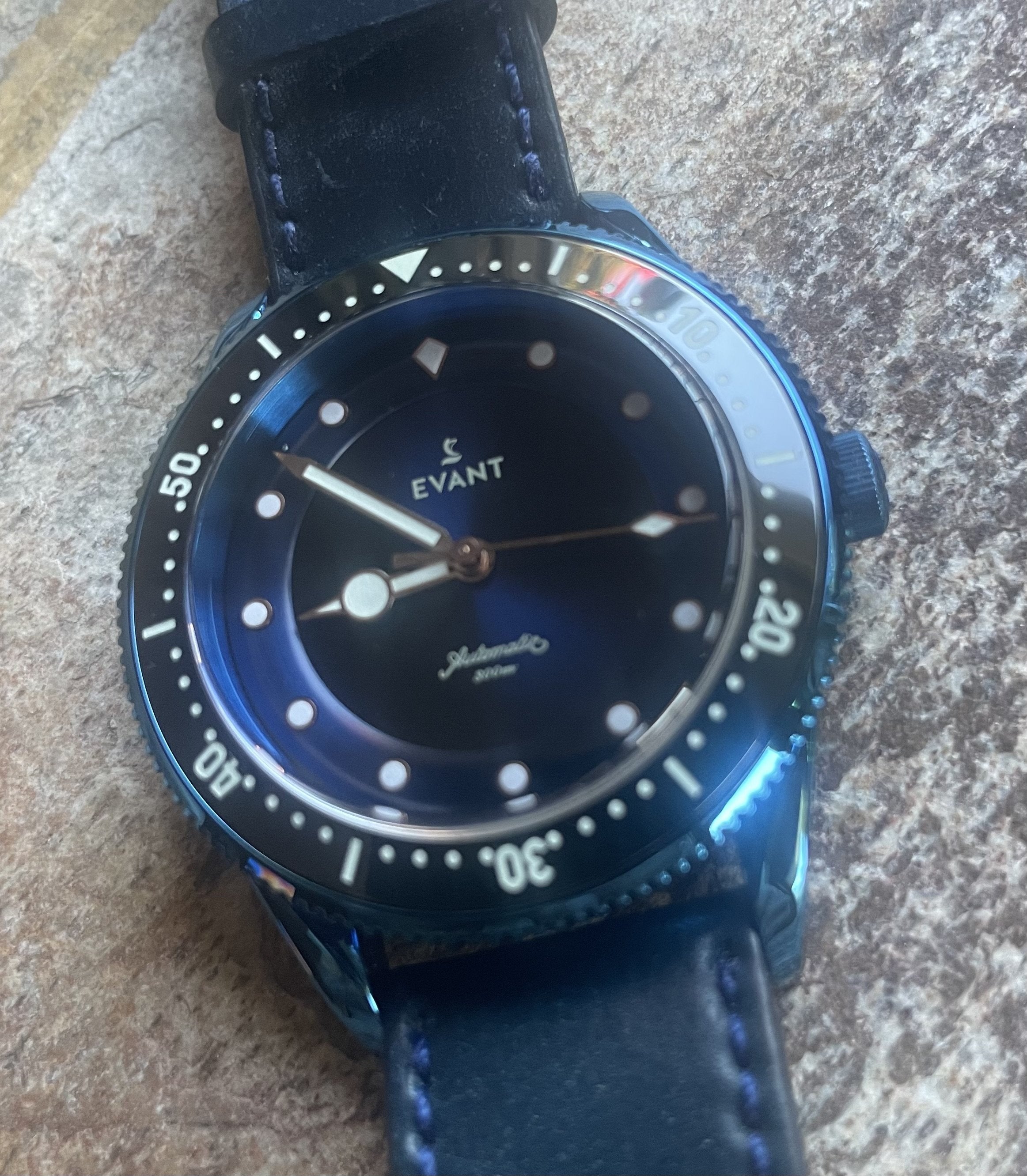 My Eastern Watch Collection: EVANT Decodiver Fume Black Limited Production  Dive Watch (similar to Decodiver Fume Sky Blue) - A Flexible Watch that can  be Worn in the Sea as well as