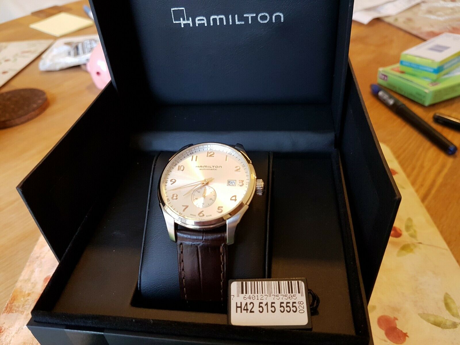 NEW! Hamilton Jazzmaster Maestro Small Seconds Men's Automatic