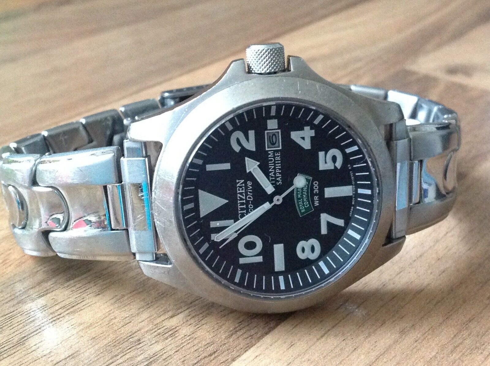 CITIZEN  MARINES COMMANDO英国海兵隊300WR Citizen Royal Marines comando titanium watch - YouTube