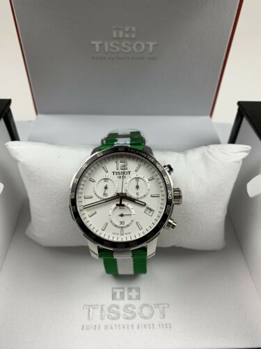 Tissot Quickster Chronograph Watch NBA Boston Celtics 42mm MSRP